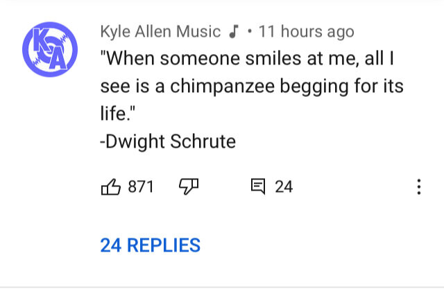  I file this one in the unrelated but hilarious bucket.  