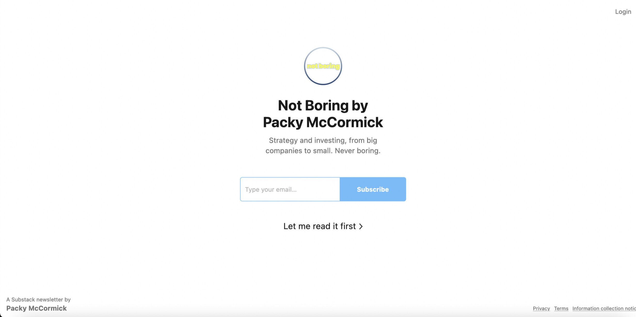    Not Boring, my introduction to the world of crypto   